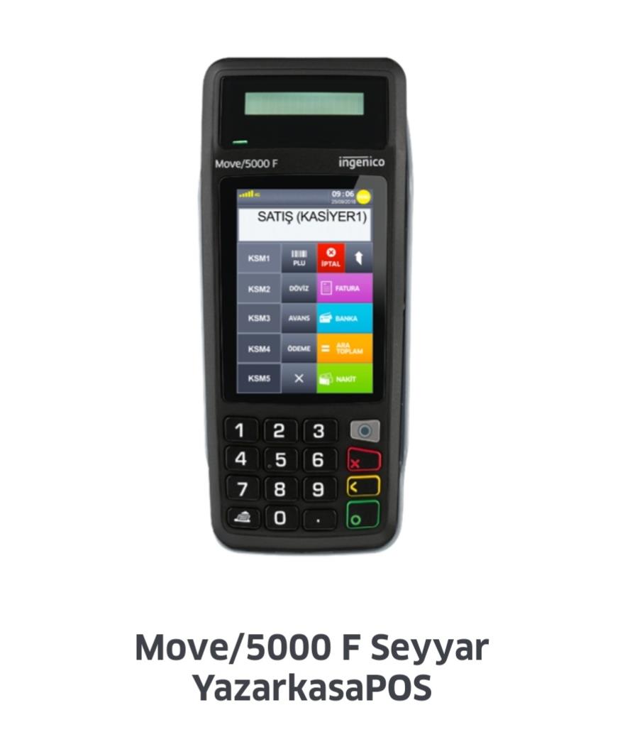 İngenigo%20Move%205000/F%20Yazarkasa%20Pos%20Cihazı